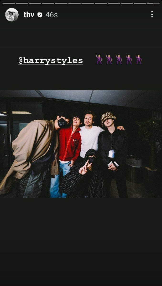 BTStranslation_'s tweet photo. BTS V/TAEHYUNG INSTAGRAM STORY 230320

TH: @/harrystyles 🕺🕺🕺🕺🕺 https://t.co/G1K10tsFVF
