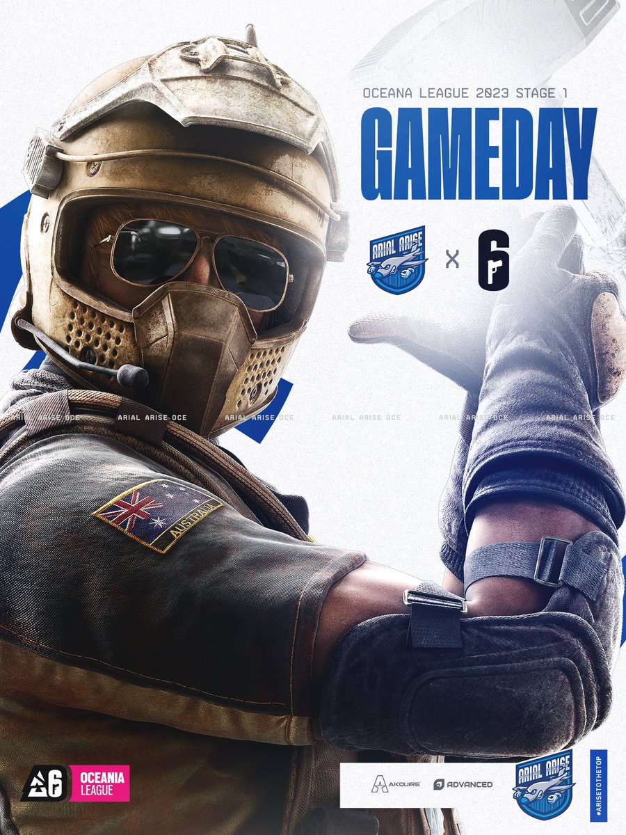 ArialArise's tweet photo. Time to bounce back. 

We take on #NotQuiteSure in the second match of Week 2 of the @R6esportsOCE.

📺: https://t.co/Bv9SBZvzew

#AriseToTheTop✈️ https://t.co/rKdZERZW86