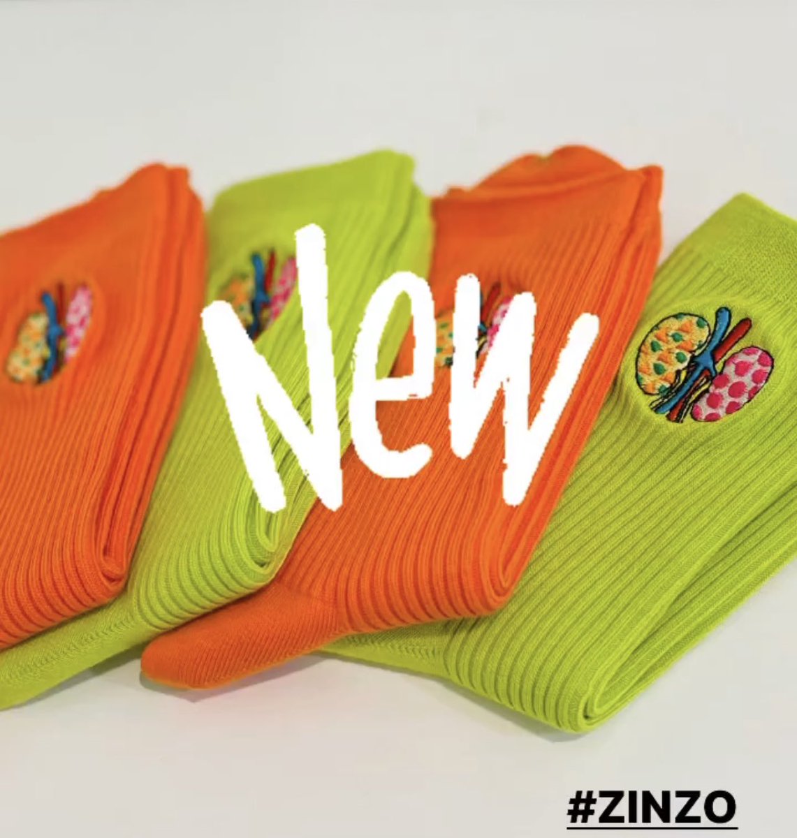 NEW!!🧡💚🧡💚

'ZINZO' means 'kidney' in Japanese!
#ZINZO
#SockItToKidneyDisease