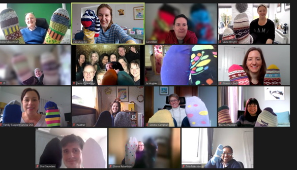 Our team are celebrating #WDSD2023 and Lots of Socks day by showing off their colourful odd socks🧦💙 We love seeing all your odd socks as well, keep sharing and spreading positivity! #LotsOfSocks