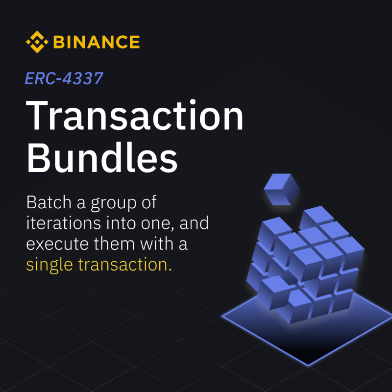 binance's tweet photo. The #Ethereum network brought in another big update.

ERC-4337 (aka Account Abstraction) is the latest ERC standard deployed on the mainnet, bringing smart contract functionality to wallets in a single account.

Swipe to learn more about what it involves 👉