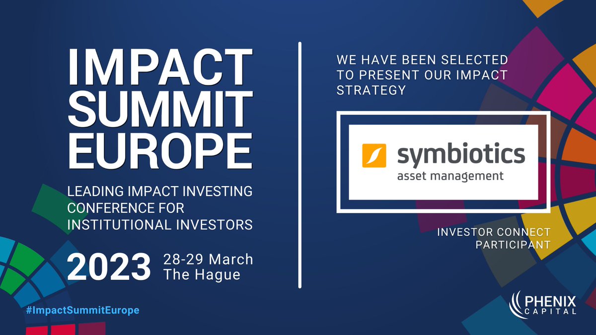 Symbiotics (@symbioticsnews) on Twitter photo Symbiotics Asset Management will attend the #ImpactSummitEurope2023, organized by <a href="/phenix_capital/">Phenix Capital Group</a> on 28-29 March in the Hague. Join us at the #InvestorConnect sessions to discuss how #privatedebt in #emergingmarkets can add impact to your portfolio. loom.ly/J74Yg9s Symbiotics Asset Management will attend the #ImpactSummitEurope2023, organized by <a href="/phenix_capital/">Phenix Capital Group</a> on 28-29 March in the Hague. Join us at the #InvestorConnect sessions to discuss how #privatedebt in #emergingmarkets can add impact to your portfolio. loom.ly/J74Yg9s