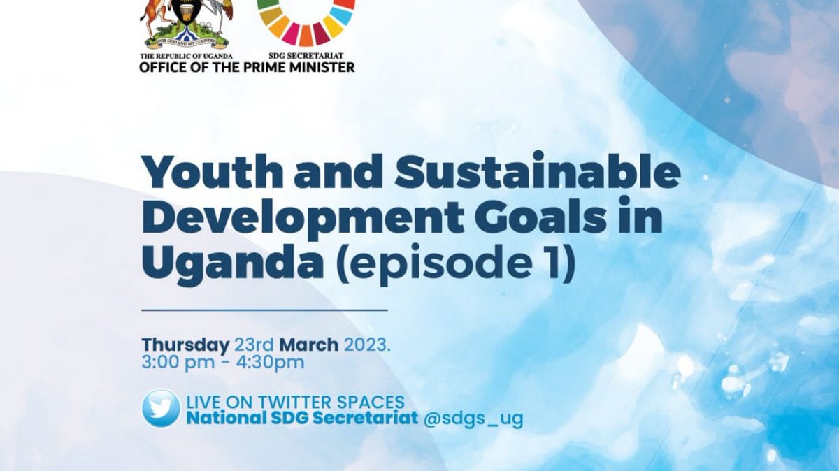 Tune in to Uganda’s National SDG Secretariat on Thursday 23 March to hear our 2022 Fellow, Achola Dinah, speak on the involvement of youth in achieving the SDGs. (x.com/sdgs_ug)
#Africa #SDGsUg