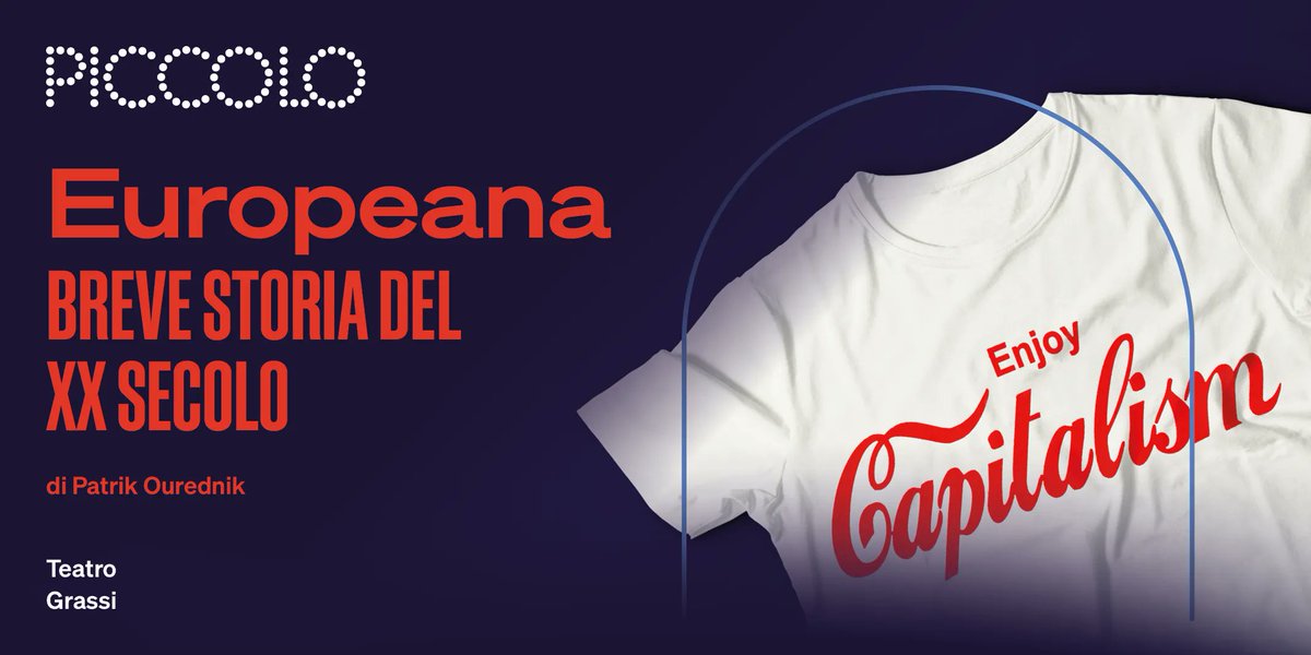 Avvolto dalle musiche di Marko Hatlak, <a href="/LinoGuanciale/">Lino Guanciale</a> si lancia in un susseguirsi di scampoli dall’Europa del “secolo breve”, ma denso di entusiasmi e tragedie, slanci e sarcasmi. 

“Europeana. Breve storia del XX secolo”, fino al 2 aprile 👉 bit.ly/europeana_picc…