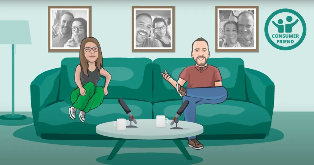 Our newest podcast around cosmetics safety dropped last week, but we've also been working on something very exciting... 

Introducing animated Adam and Lou! If you don't just want to listen to the newest podcast, watch it instead! 👉 consumerfriend.org.uk/blog/cosmetics