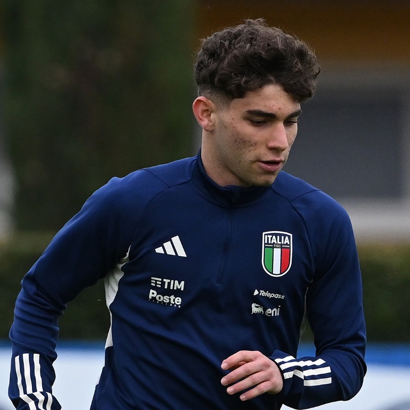 実使用/支給品 2022 イタリア代表 25番 シモーネ・パフンディ