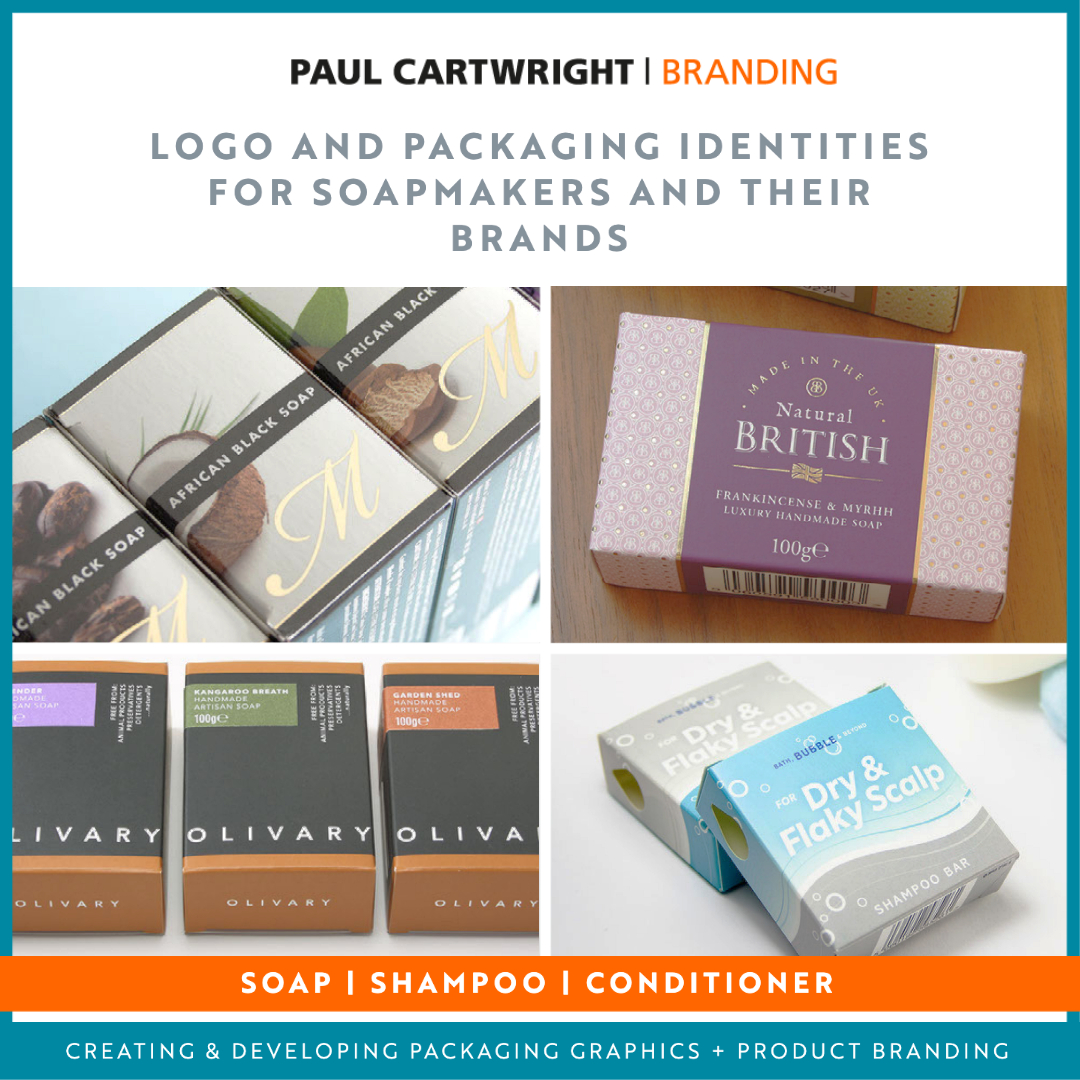 We create packaging graphic identities for soapmakers and soap brands; designing logos, identities and packaging graphics.
Please visit our website for further examples > paulcartwrightbranding.co.uk/tag/soap/
#soap #soapmakers #soapbrands #personalcare #startup #packaginggraphics #design