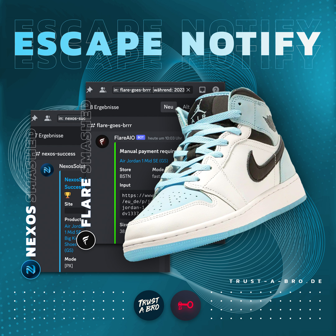 I believe in this CW 💙🤍🖤
------------------------------
CG🤠: <a href="/EscapeNotify/">Escape</a> add-on: <a href="/s1zeup/">S1ZEUP®</a> 🫶
B🤖: <a href="/FlareAIO/">Flare</a>  <a href="/nexossuccess/">Nexos Solutions Success</a> 
S💵: <a href="/FlareSmashed/">FlareSmashed</a> <a href="/nexossuccess/">Nexos Solutions Success</a>   
P⚡️: <a href="/NexosProxies/">Nexos Proxies</a> <a href="/LAGE_Proxy/">L-AGE Proxies</a>