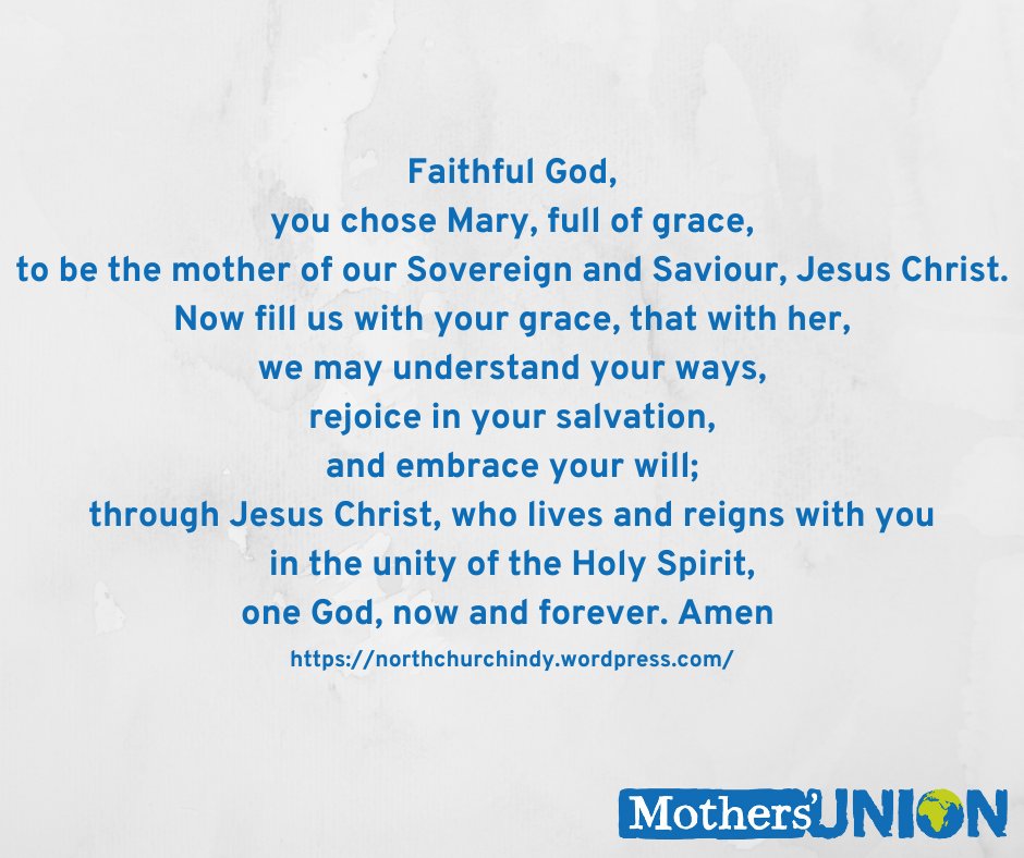 On Lady Day, all over the world new members will be being admitted into membership - we congratulate and welcome them all. 
Existing members will be reaffirming their membership promises - we thank God for their commitment &amp; dedication to Mothers' Union &amp; the people we serve.