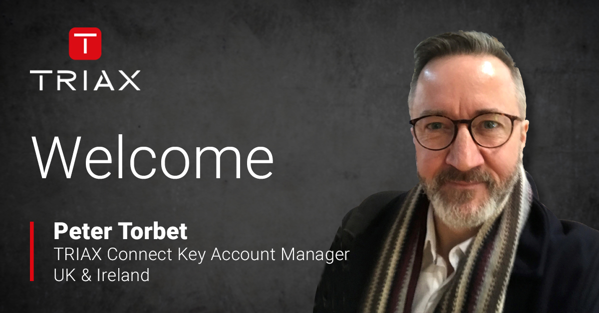 With Peter Torbet, we have finally been able to win an excellent Sales Manager who will drive the TRIAX Solutions Business in the UK. 

We are happy to welcome Peter and believe he will bring a strong contribution to the Solution Team.

#TRIAX #team #welcome