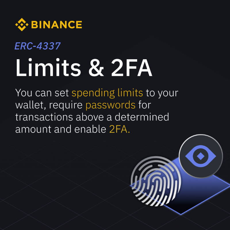 binance's tweet photo. The #Ethereum network brought in another big update.

ERC-4337 (aka Account Abstraction) is the latest ERC standard deployed on the mainnet, bringing smart contract functionality to wallets in a single account.

Swipe to learn more about what it involves 👉