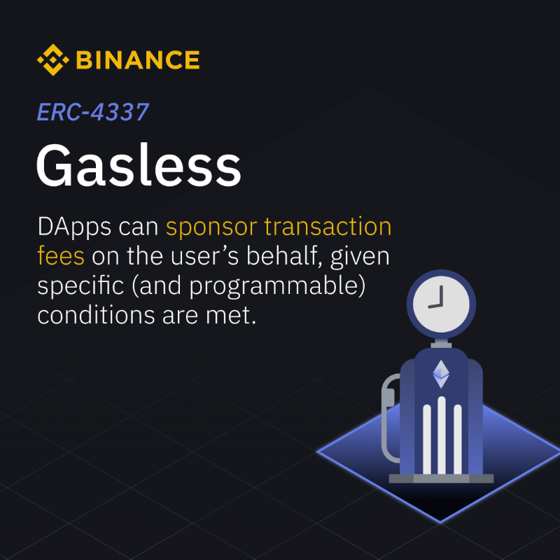 binance's tweet photo. The #Ethereum network brought in another big update.

ERC-4337 (aka Account Abstraction) is the latest ERC standard deployed on the mainnet, bringing smart contract functionality to wallets in a single account.

Swipe to learn more about what it involves 👉