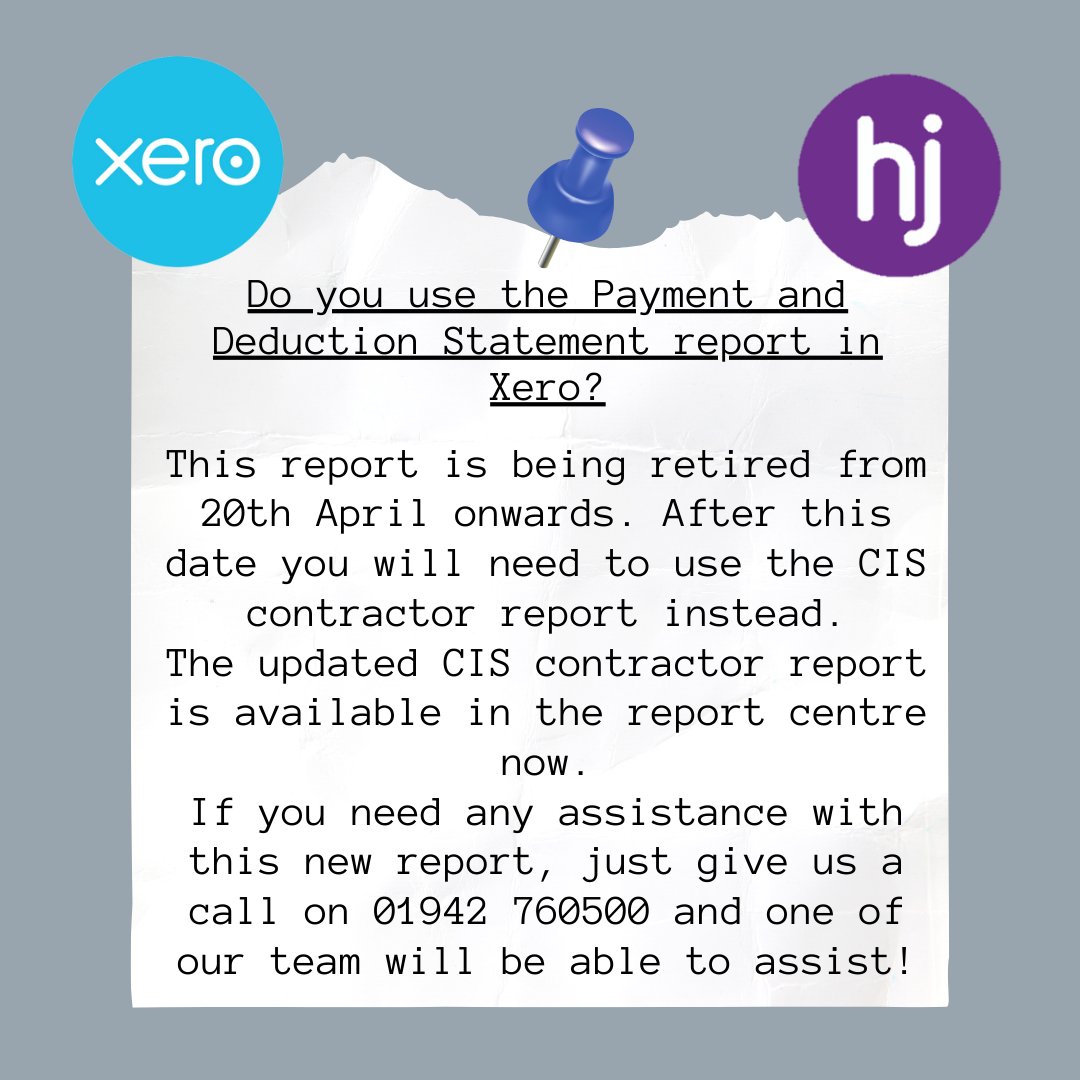 hulljady's tweet photo. 📢attention all @Xero users📢
The new CIS contractor report is here!
#xero #Construction #accountancy #Accounting #AccountingHelp https://t.co/rQGtqPzSAC