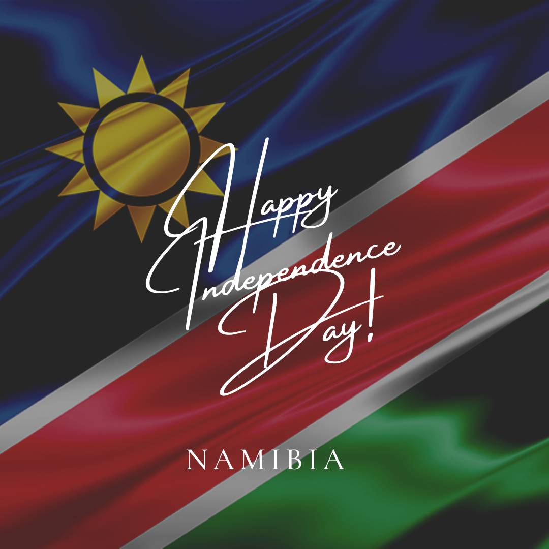 Happy independence day Namibia 🇳🇦 

We join friends, colleagues and family members from Namibia as they celebrate their independence. 

#IndepenceDay #Namibia #WeAreAfrican #WeAreGlobal