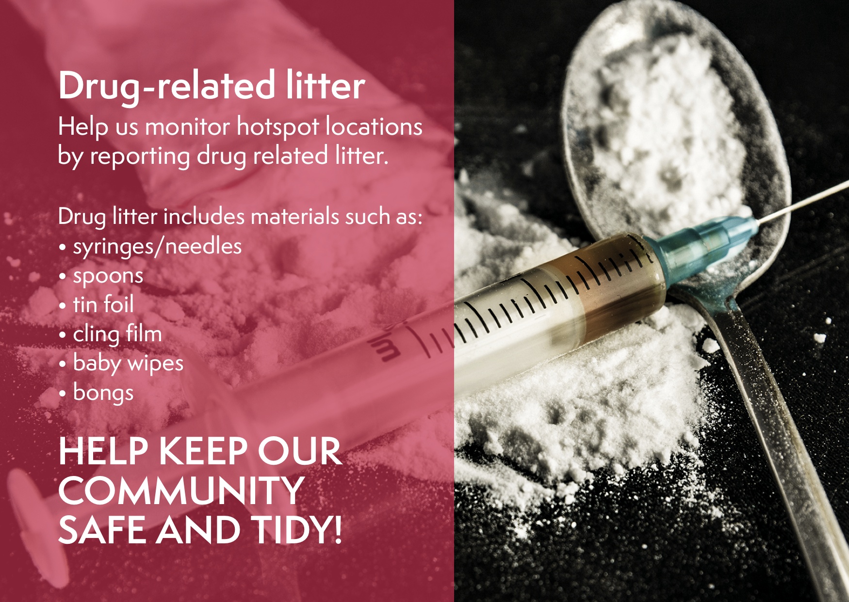 IpswichGov on Twitter "If you spot any drugrelated litter in Ipswich