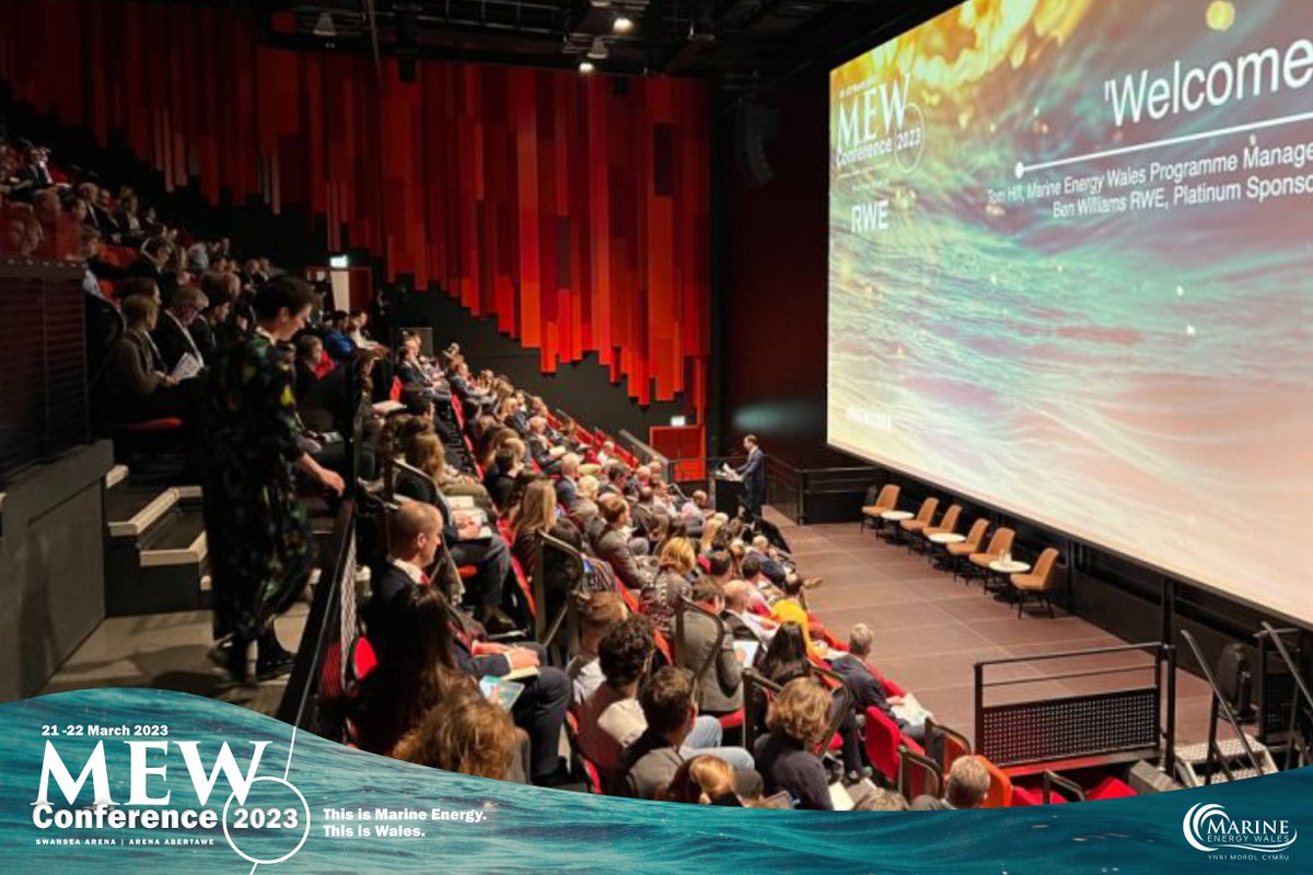 MarineCymru's tweet photo. Welcome to #MEW2023!
 
We’re delighted to be at Swansea Arena in Wales’ Waterfront City this year.
 
With more than 500 delegates, 100 speakers, 21 sessions and 2 keynote speakers we have plenty to keep you busy over the next two days! https://t.co/fJ0H2GhaJg