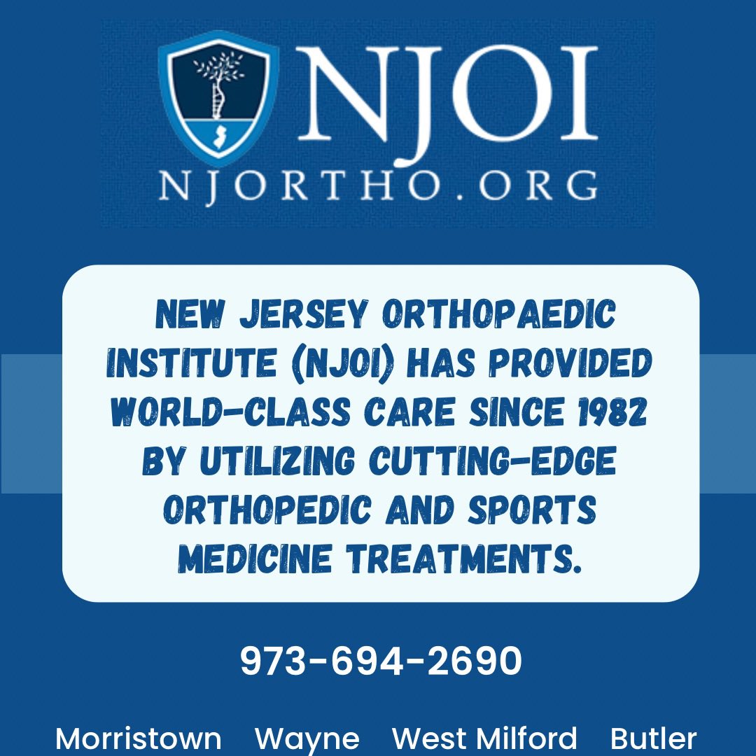 NJOrthopaedic's tweet photo. #NewJersey’s World Class, Award Winning #SportsMedicine and #orthopedic Specialists For Over 36 years! https://t.co/9r6MIwf6D3