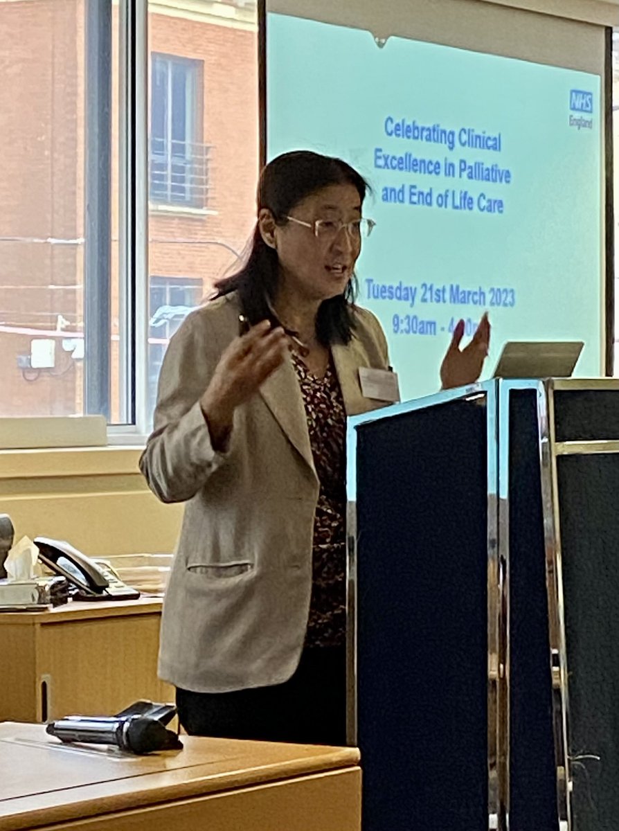 🌟@NHSEngland celebrating clinical excellence in #PEoLC #PalliativeCare 
Chaired by the wonderful Prof Bee Wee. 
Really looking forward to sharing the day with colleagues. 🌟
#Ambitions 
#NationalPolicy 
#coproduction