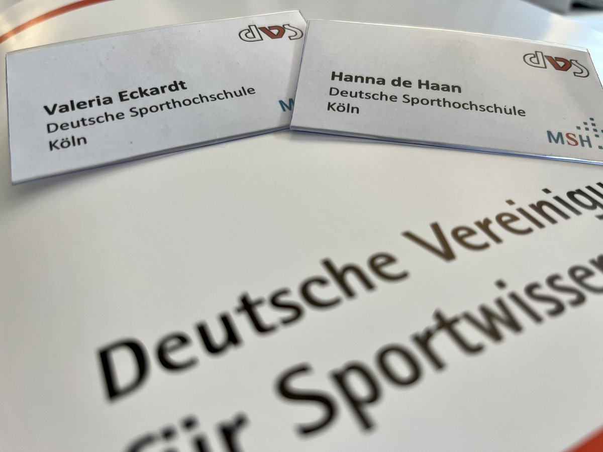 #scicomm training for our social media team this week! @hanna_dehaan & @valeria_eckardt are attending the @dvs_Sportwiss Nachwuchsakademie (@SpowisNachwuchs).