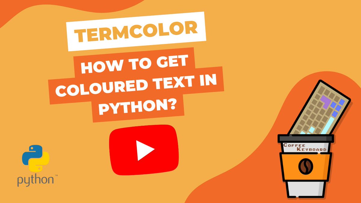keyboard_coffee's tweet image. 🚀🐍 Want to make your Python code more vibrant? Check out my latest video for a quick tutorial on adding some colour to your text! @_Hirak_Desai_ 
#CodingTips #PythonTutorial #ColorfulText #Python 
youtube.com/watch?v=O-fGWA…