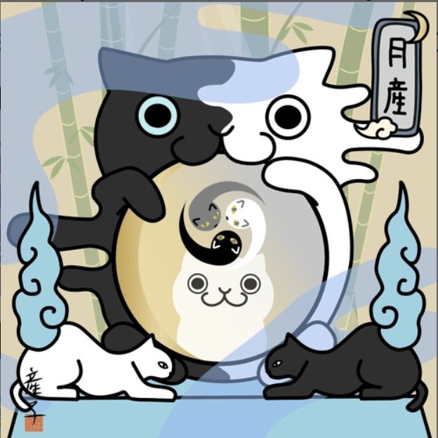 sayaaan09's tweet photo. うむ子さんの作品、無事にミントできました！ありがとうございます✨かわいい、そして神々しい猫ちゃん🐈

LLACに続き、大切にします…✨

@umuco_digital https://t.co/m1QygAxz0l