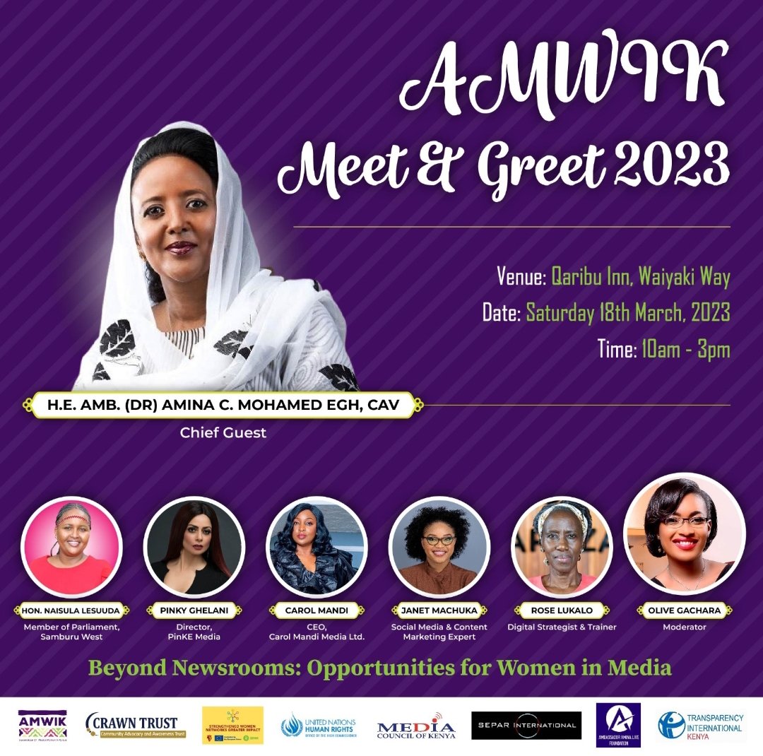 TIKenya's tweet image. Over the weekend, we were humbled to be part of the @AMWIK Meet and Greet. As partners of the Association, we shall continue to build the capacity of journalists and provide opportunities for them beyond the newsroom through the #MediaTechHub (mediatechhub.ke) platform