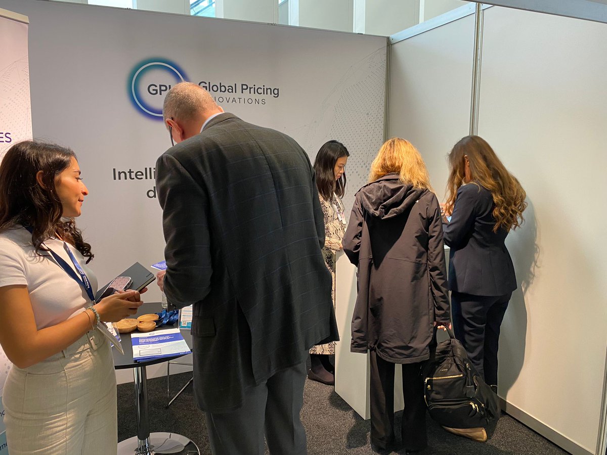 PricingGlobal's tweet photo. It’s Day 1 of the #EPA conference and what a kick-off!  
 
Our team, are proudly to showcasing how #GPI solutions uses innovation to predict future decisions, resulting in lower risk drug launches!  
 
👉 Please come visit us at stand 15.  
 
#WorldEPACongress #marketaccess https://t.co/qwXjQpzawA