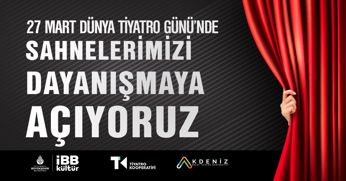 ibb_kultur's tweet photo. Deprem bölgesindeki tiyatro gruplarını İBB kültür merkezlerinde ağırlıyoruz! @TiyatroKoop önerisiyle geliştirilen çalışma kapsamında, depremzede sanatçılarla yürüttüğümüz dayanışma yıl boyu sürecek. 27 Mart kapsamında @ABTKOOP ’u ağırlıyoruz. Detaylar https://t.co/CPhVdPUqlB’da. https://t.co/11SVy5BmtG