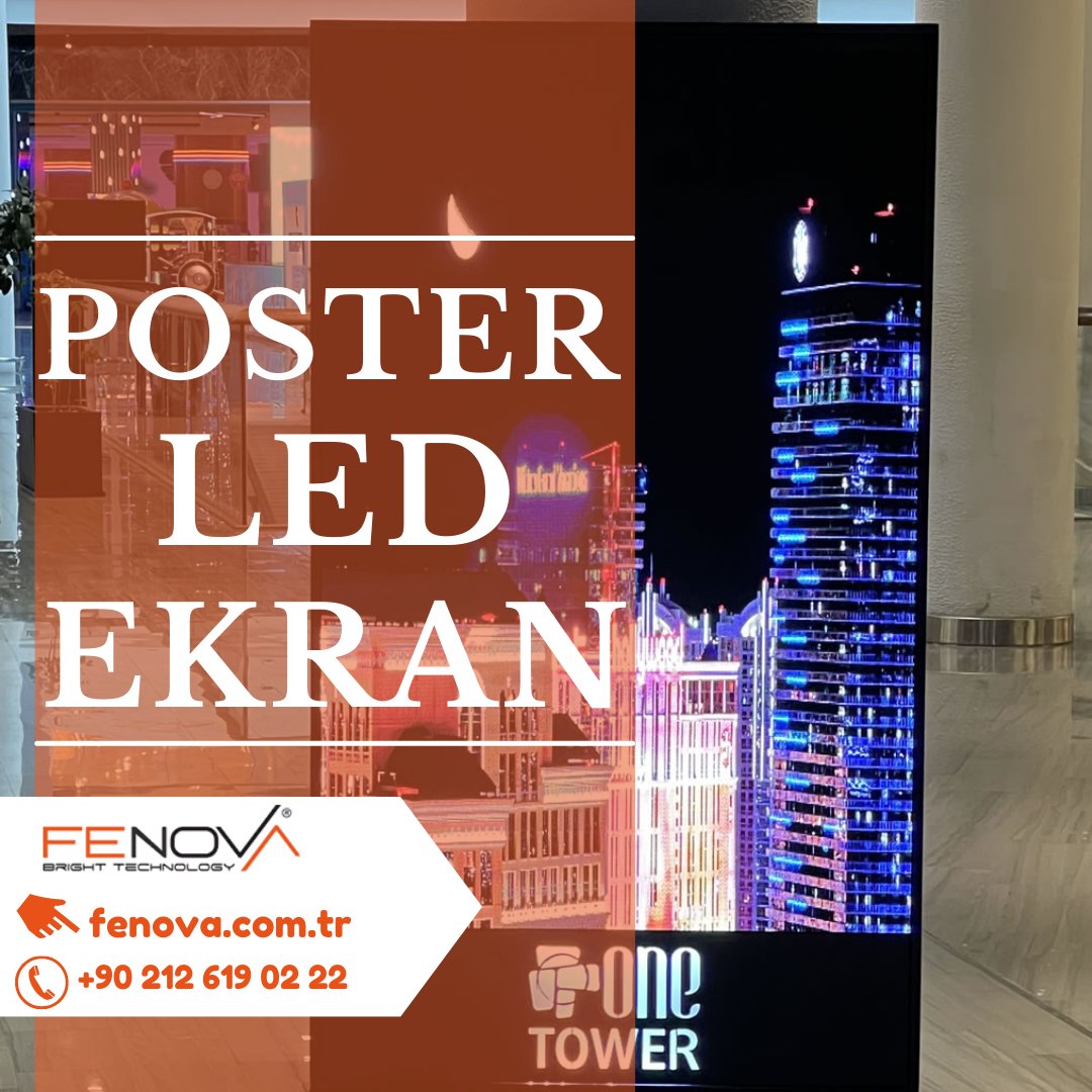 fenovateknoloji's tweet image. 🏆 POSTER LED EKRAN
✔️ Poster LED EKRANLAR alışveriş merkezleri, mağazalar, restaurantlar ve şirketlerin tanıtımlarında aktif olarak kullanılmaya başlamıştır.

🌐 fenova.com.tr/poster-led-ekr…

☎️ +90 212 619 02 22

📌 #posterledekran #posterekran #magazaledekran #magazaled #fenova