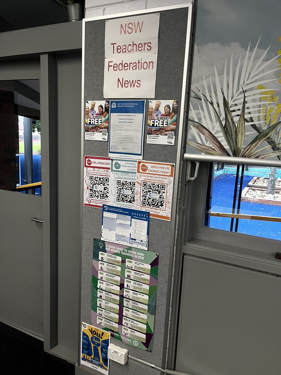itsF1SKY's tweet photo. Thanks for visiting @RootyHillPS today @TeachersFed !!! Loved jazzing up our staffroom Fed Noticeboard #simpleyeteffective. Not to mention the enjoyment I got from stealing a few hundred pens and lanyards… 😂😂😂 #loveafreebie 🙌🙌🙌 #morethanthanks ❤️❤️❤️ https://t.co/WmQQs6KRRo