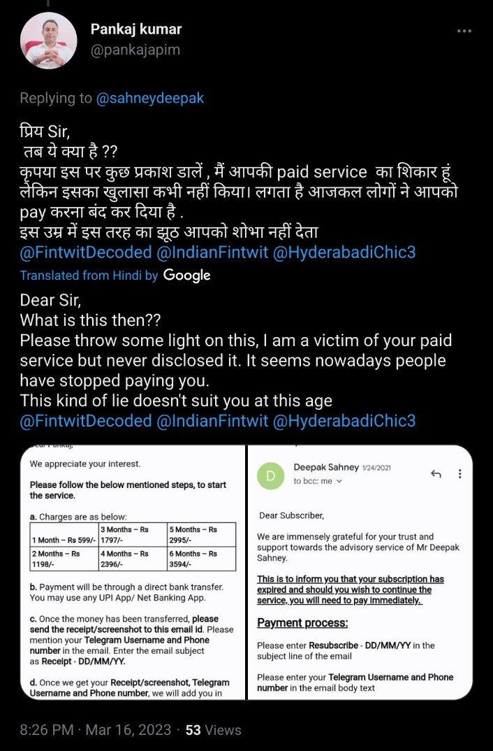 No Context Indian Fintwit tweet media