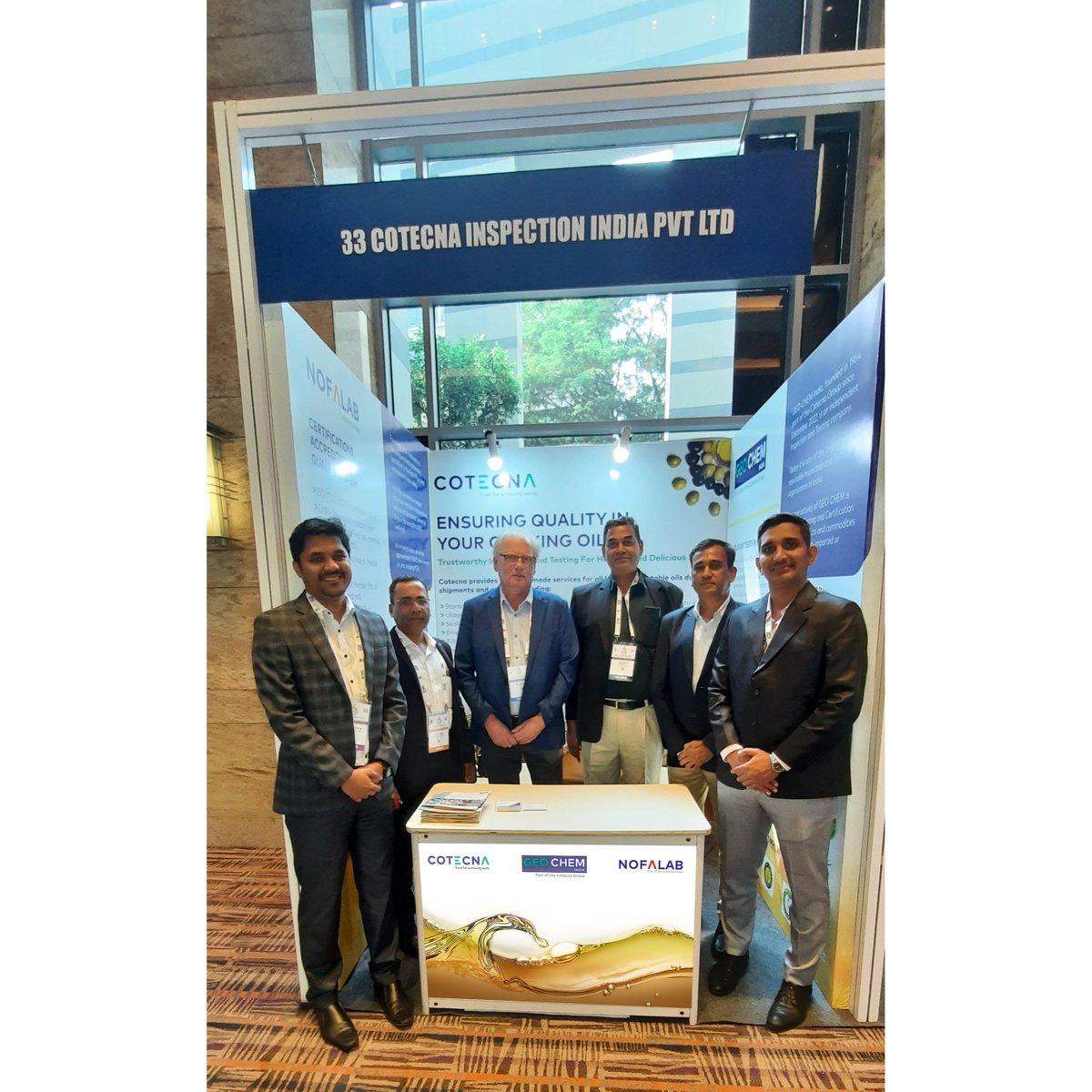 GeoLaboratories's tweet photo. Cotecna, Geo-Chem, &amp; Nofalab participated in the FOIC event in India. The event provided a platform for industry experts to share knowledge, exchange ideas, &amp; explore new business opportunities. Mr. Wim Broer, Nofa Lab was invited as a guest speaker to share his expertise #FOIC https://t.co/zE1vhSmh1L