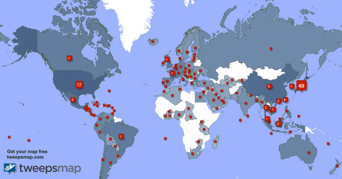 Special thank you to my 262 new followers from Vietnam, USA, Mexico, and more last week.  