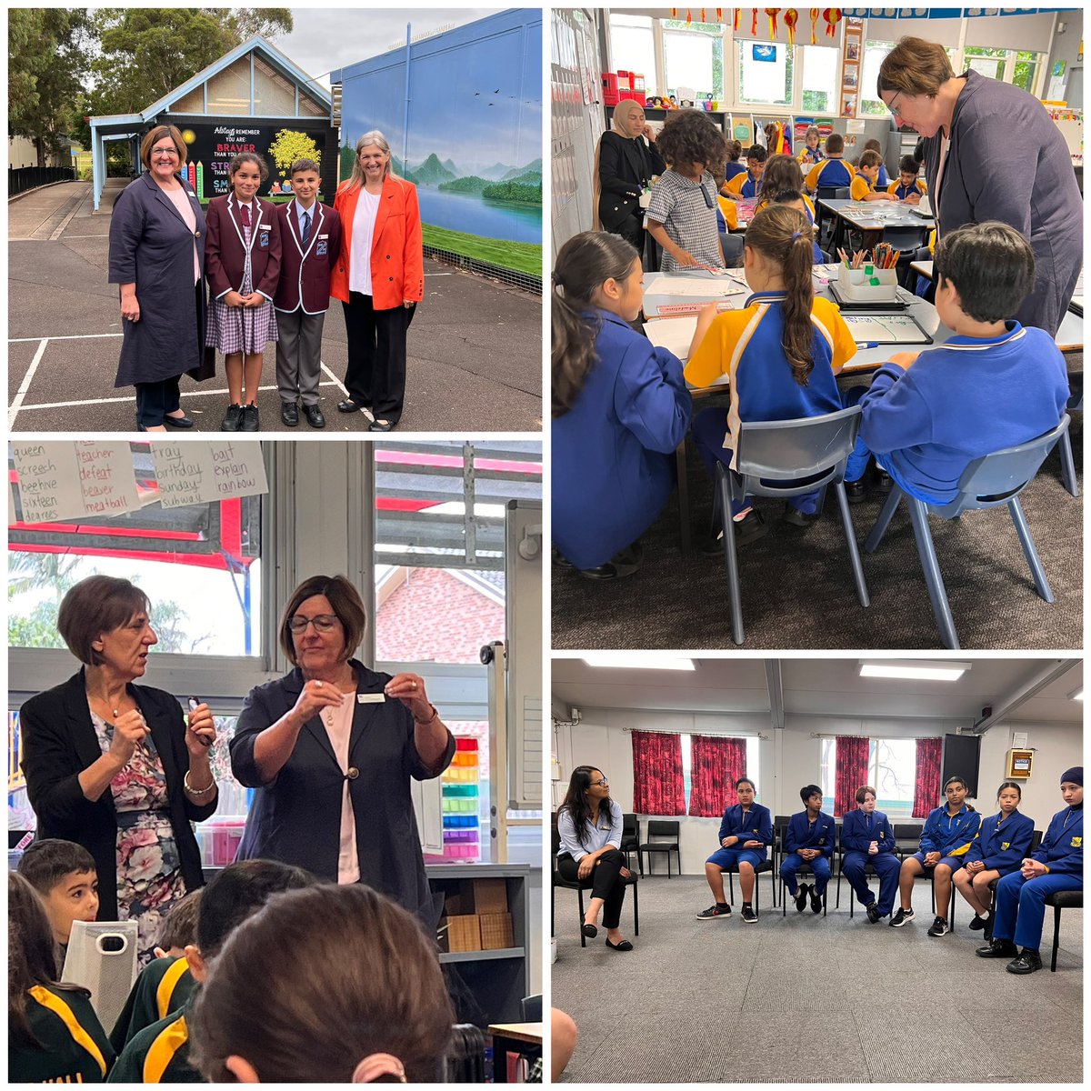 DrAMandel's tweet image. Three Chipping Norton Network primary schools sharing the joy of teaching and leading with Executive Director @DebSummerhayes. Thank you Georges Hall, Wattawa Heights and Bankstown West for the incredible difference you make. @WattawaHtsPS @GeorgesHallPS