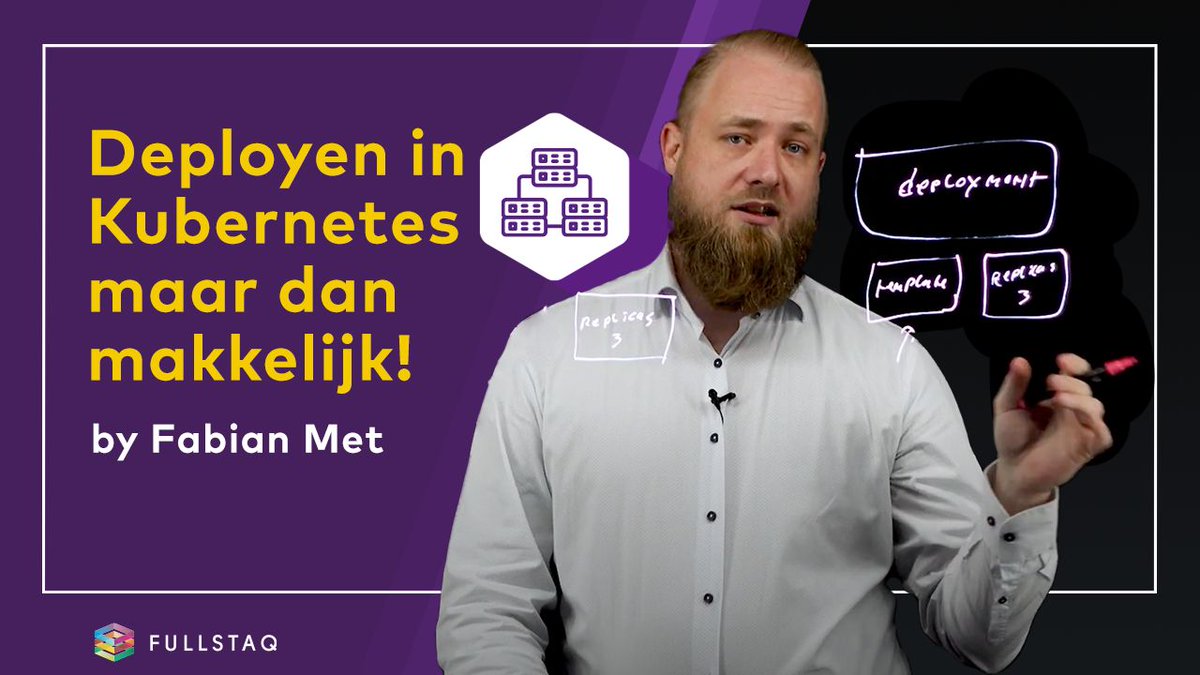 fullstaq's tweet photo. In this (Dutch) video, Fabian Met explains how deploying in Kubernetes makes everything a smooth operation. Do you think deployment is as 'stupid' as Fabian says it is? Watch it here: https://t.co/rnMq4BSwLO
#kubernetes #deployment #k8sexplained #tutorial #cloundnative #engineer https://t.co/SOTd3GK2JH