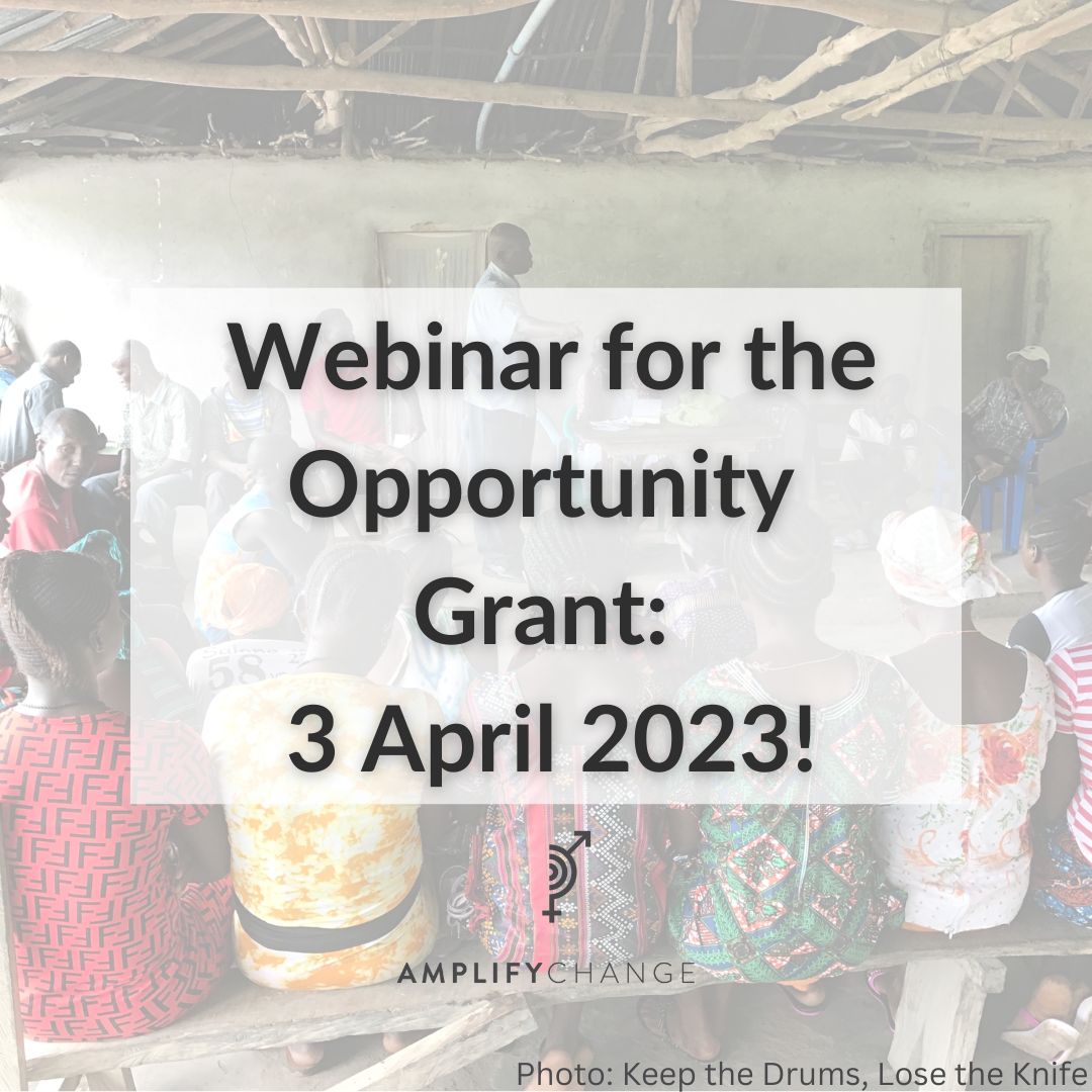 💭 Questions about our next Opportunity grant opening on March 28th? Sign up for our webinar:

📆 3 April 2023
⏰ 10:00am UK time (English) / 2:00pm UK time (French)
🔗 EN: ow.ly/ow8i50NgsUH 
🔗 FR: ow.ly/pKUn50NgsUG