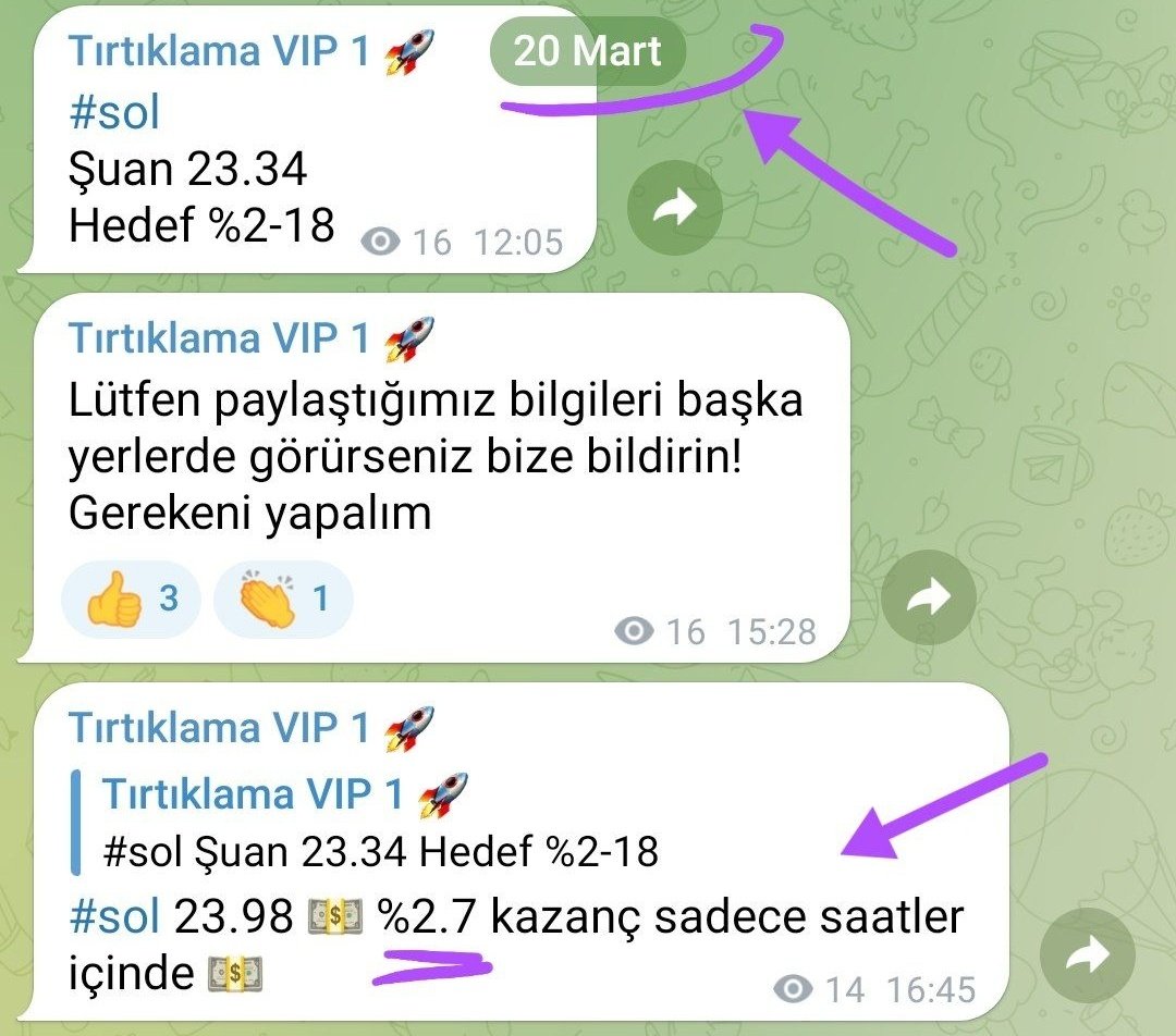 Az önce Yeni paylaşım yaptık 🔥 iletişim: dm 
#btc #eth #sol 
Profilimi inceleyiniz 
Kısa vade işlemler için vip grubumuza katılın 💵
Daha yüksek hedefler için Bizimle birebir çalışın 💰