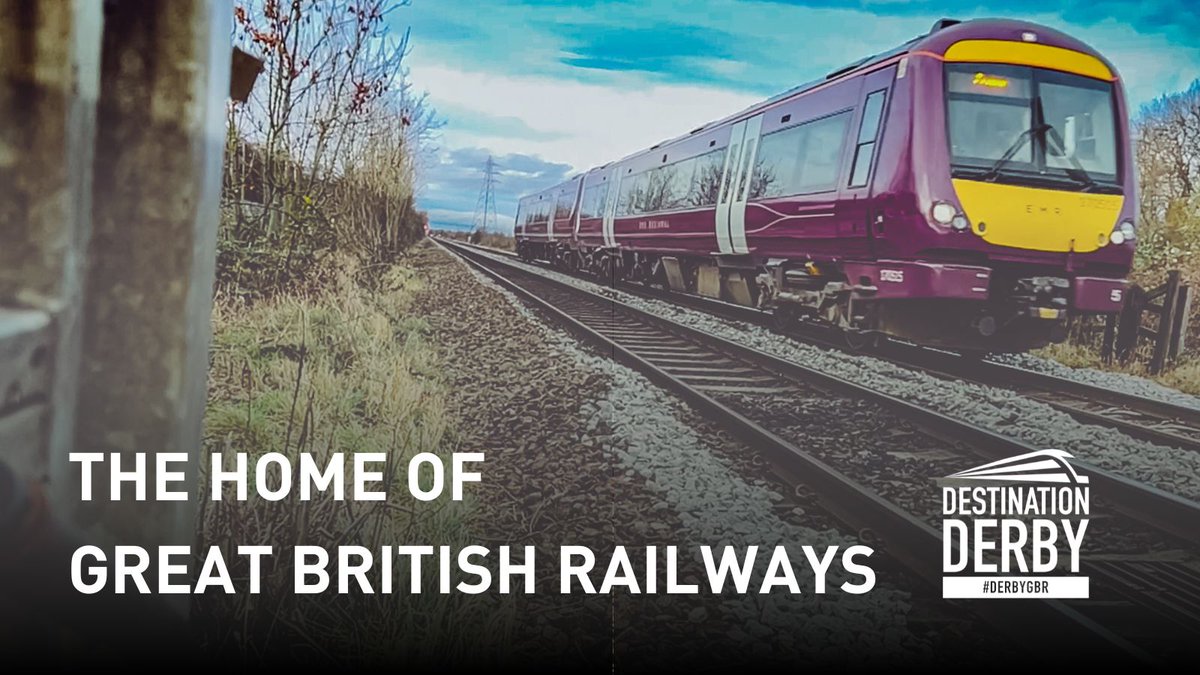 DerbyCC's tweet photo. Introducing the new home of #GreatBritishRailways🚆

https://t.co/hp7DD02hRw

#DerbyGBR #DestinationGBR https://t.co/mbsmWE9Ap6