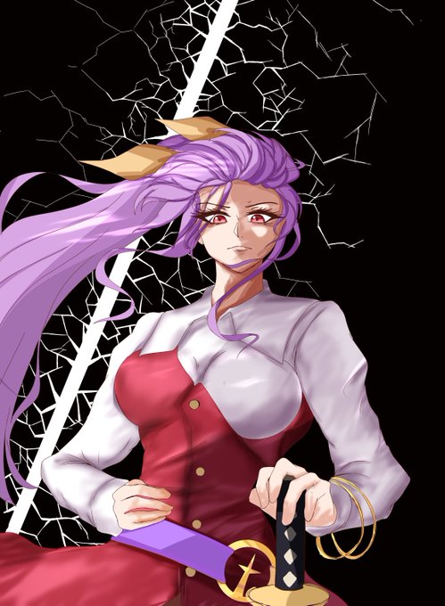 闇を一刀両断するよっちゃんが描きたかっただけ

#綿月依姫 