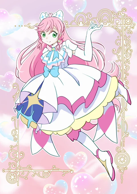 キュアスカイに合わせてこちらも少し修正しました   #precure #プリキュア #ひろプリ #キュアプリズム