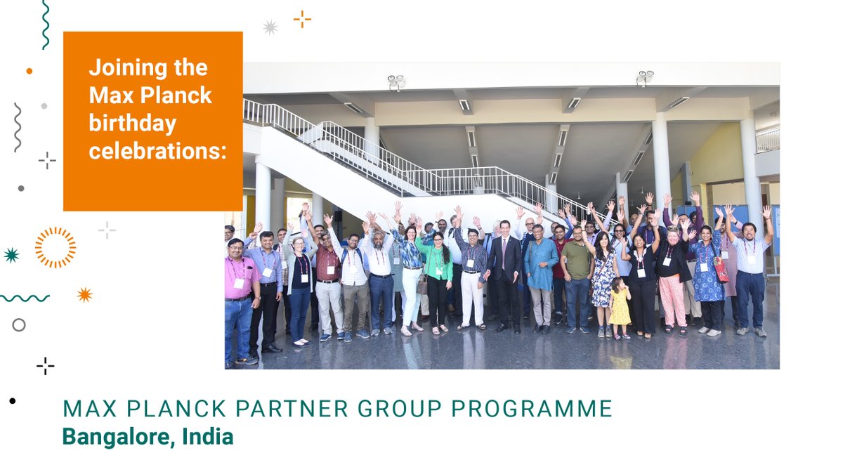 maxplanckpress's tweet photo. Birthday greetings from Bangalore! 🙏👏
With 78 partner groups since 2004, the Max Planck Partner Group Programme is very successful in #India. https://t.co/e9zkbfeAby #MaxPlanck75 #CareerinScience #ScienceIsInternational https://t.co/rOh1Gxsqfl