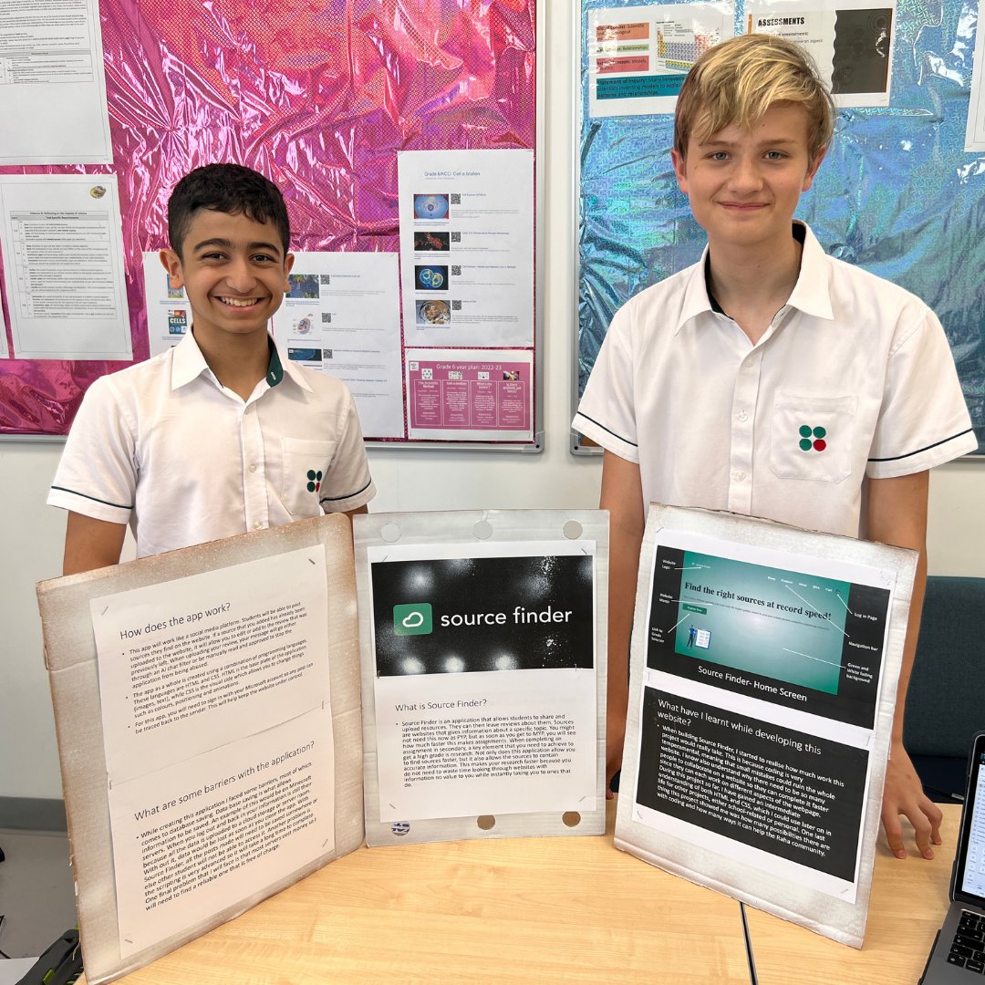 Our MYP Innovation Showcase was so much fun! ✨ We loved the creativity and innovation displayed by our MYP students🤩 We're so proud of our young inventors!💡 Which innovation caught your eye?

#BeyondRaha #MYPInnovation #RahaKCC #RahaMYP