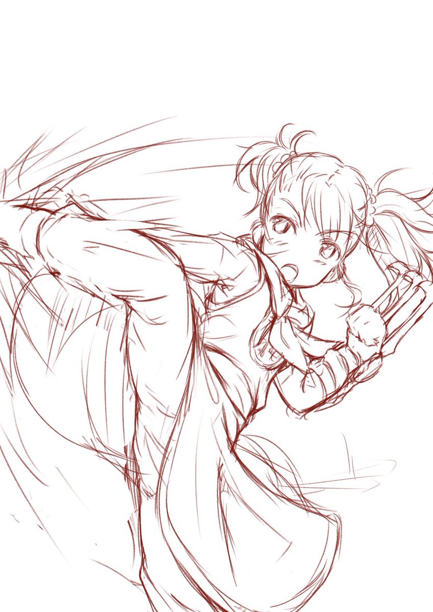 らくがきDQ3武道家 