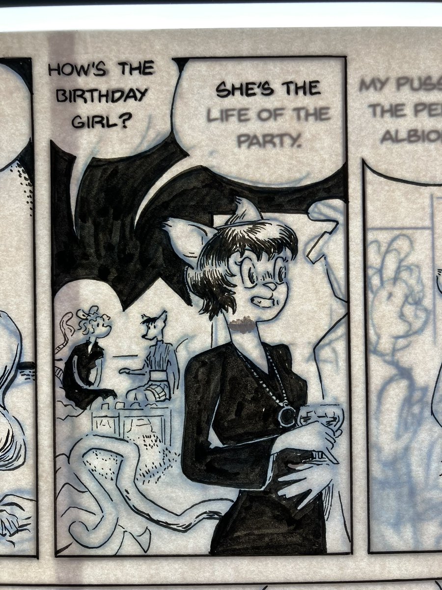 Hella (commissions closed) on Twitter "Inking and lettering comics