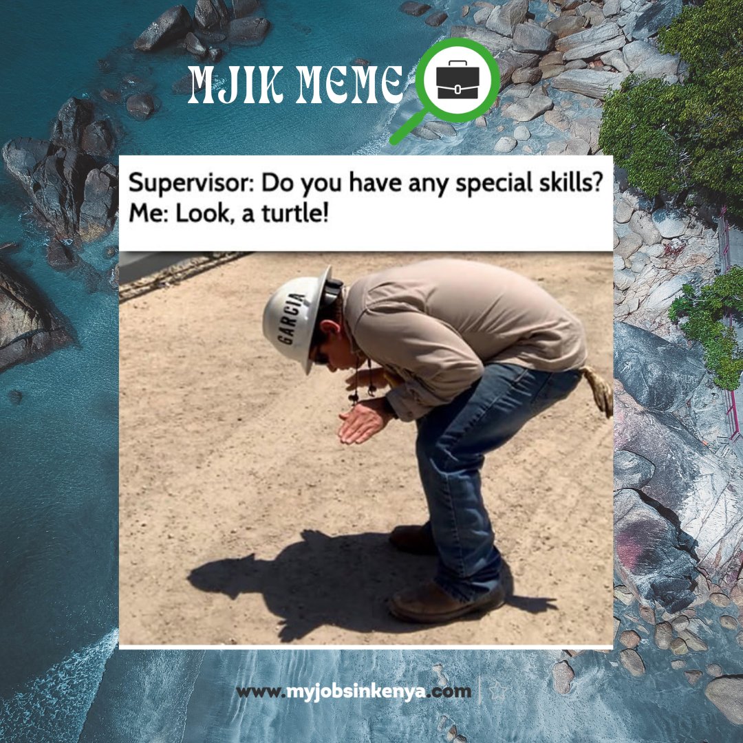myjobsin_Kenya's tweet photo. What are your special skills?
#coffebreak #workmemes #workmeme #workproblems #workproblem #officememes #officememe #officehumor #workplaceproblems #jobmemes #jobmeme #coworkersbelike #coworkermemes #coworkermeme #coworkerproblems #officerants https://t.co/rPGu7nCGfD