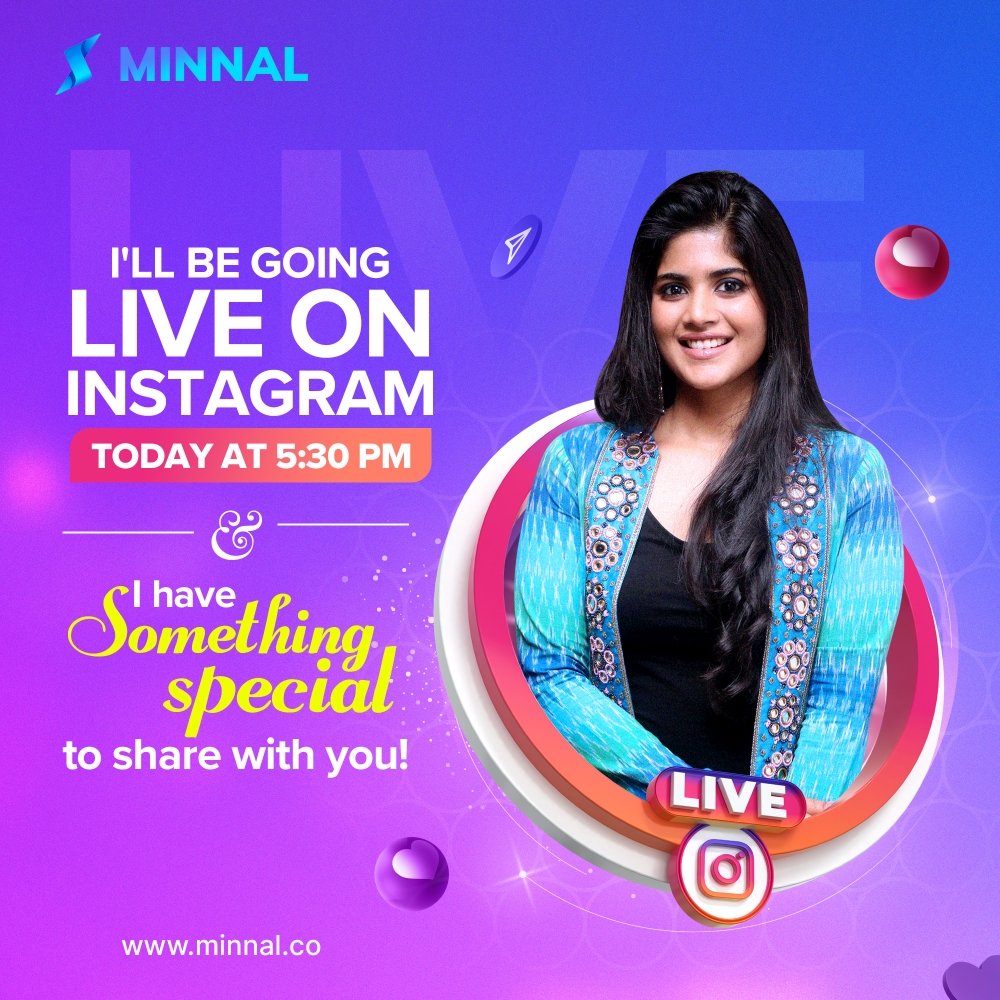 MinnalNFT's tweet photo. Join the live with @akash_megha 

#nft #minnalnft #meghaakash #nftlaunch https://t.co/wkd2PxBmLm