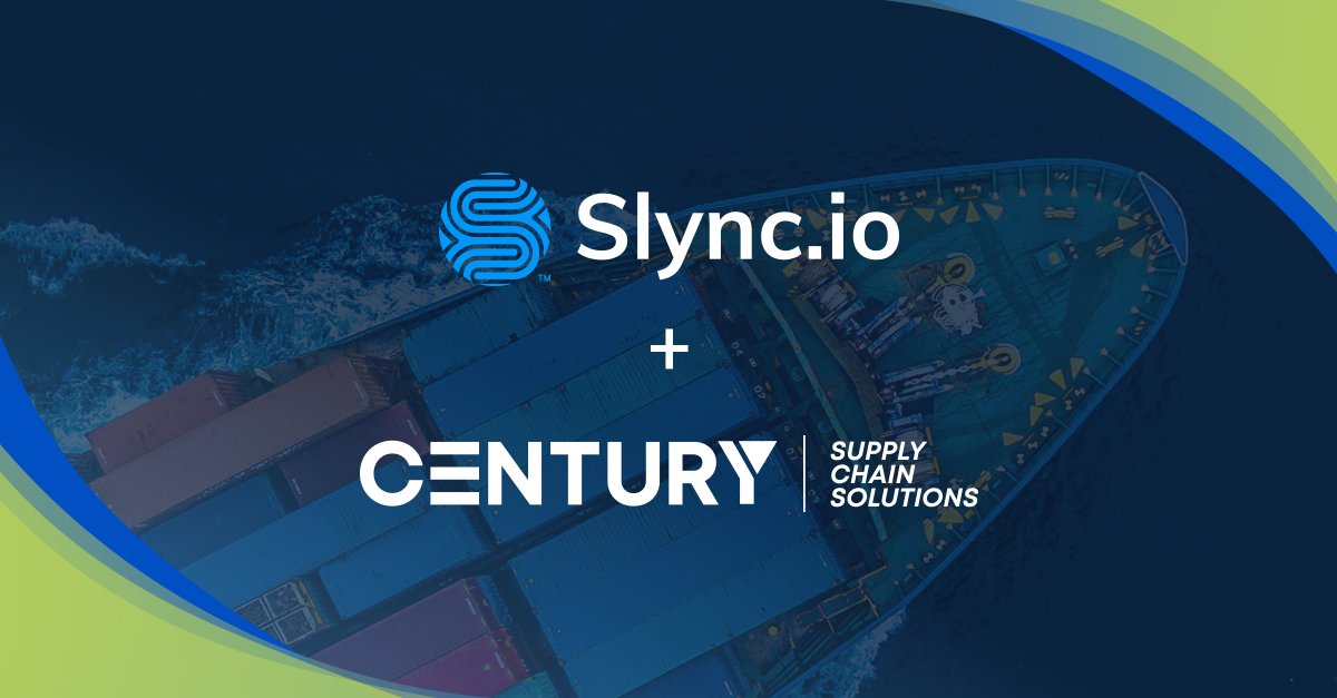 #TeamSlync is thrilled to announce our Logistics Orchestration® technology has been successfully integrated by #CenturySCS into their #VIZIV #SupplyChain Optimization Platform to fully automate the ocean freight booking process. 

Learn what's next ➜ slync.io/news/century-s…