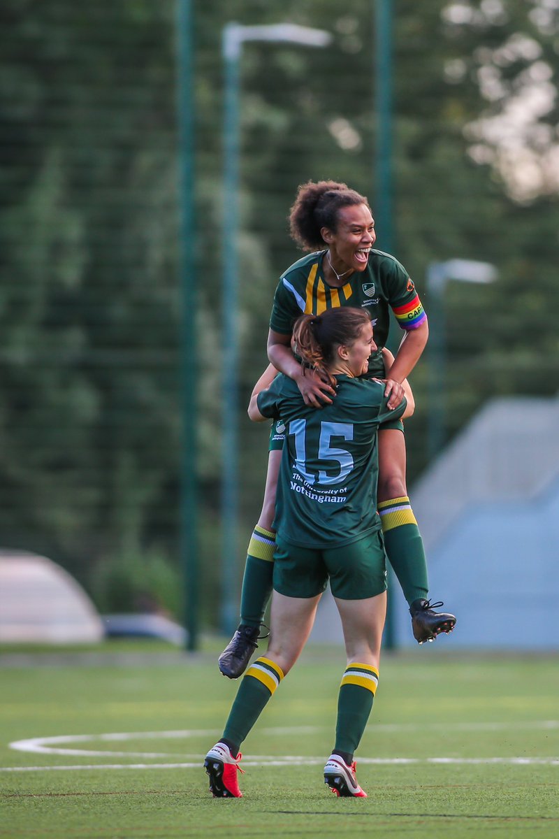 UoNWFC's tweet photo. Moments like this 🤩🔥|
With #bigbucswednesday round the corner we’re hoping for more celebrations like this on the pitch 💚💛
The countdown continues…⏳
#uonsport #roadtonottingham #bucs https://t.co/8U7ACl9W1i