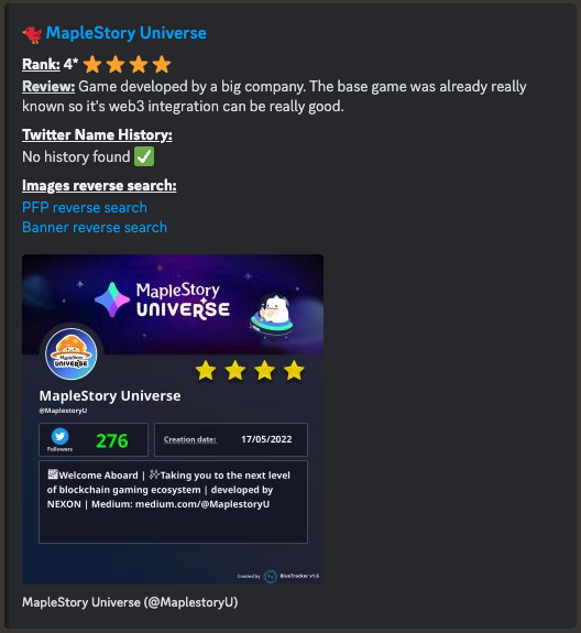 Bluetracker tweet media