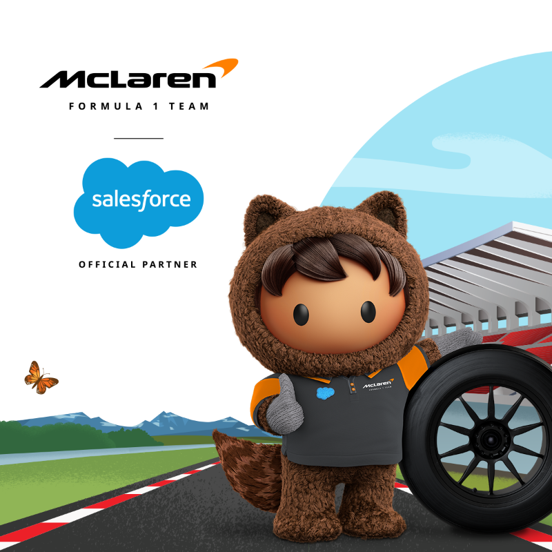 McLarenF1's tweet photo. Welcome, @Salesforce! 🤝 We are pleased to be partnering with a global leader in fan engagement and customer relationship management. 

The partnership will deliver unique connected experiences on and off the track, helping to strengthen fan engagement and attract new audiences.